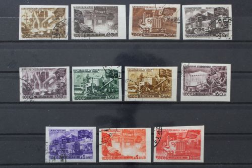 Sowjetunion, MiNr. 1168-1178 B, gestempelt