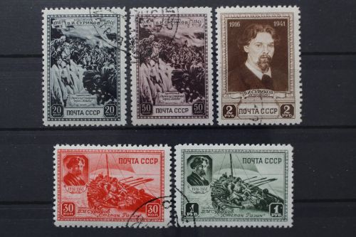 Sowjetunion, MiNr. 814-818, gestempelt