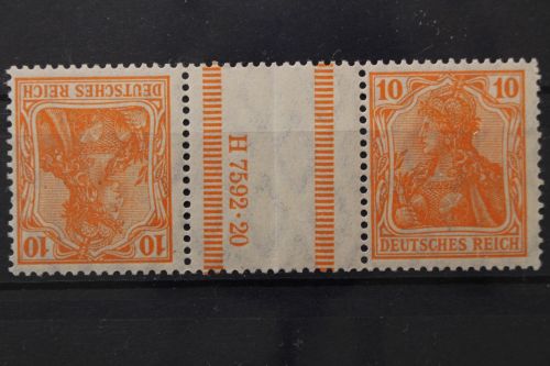 Deutsches Reich, MiNr. KZ 1, Falz
