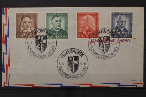 Deutschland (BRD), MiNr. 173-176 SST München, Briefstück