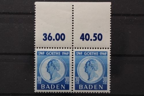 FZ Baden, MiNr. 49 WP Oberrand, postfrisch