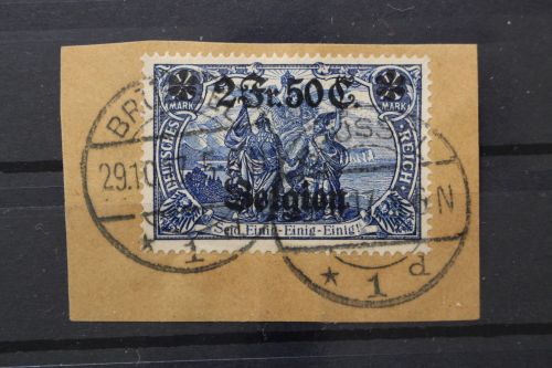 Landespost Belgien, MiNr. 9, Briefstück