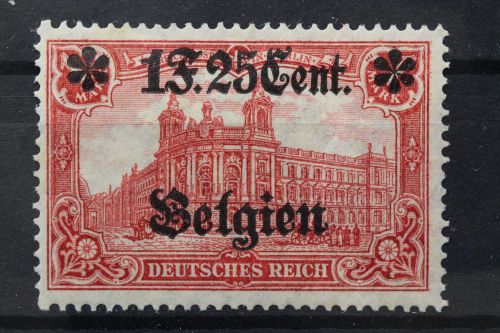 Landespost Belgien, MiNr. 23 II, Falz
