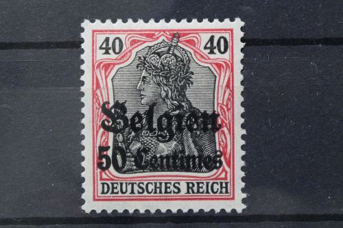 Landespost Belgien, MiNr. 5, Falz