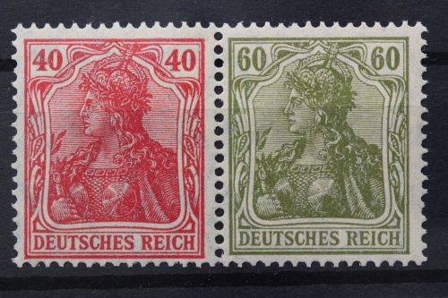 Deutsches Reich, MiNr. W 17, Falz