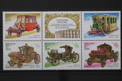 Russland, MiNr. 994-998 Sechserblock, postfrisch