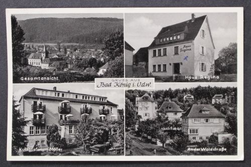 Bad König, Odenwald, Gesamtansicht, Haus Regina, Kursanatorium Müller