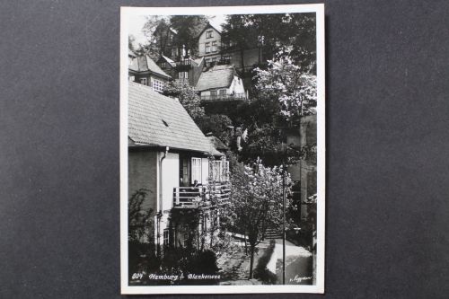 Hamburg - Blankenese, Weg zwischen den Häusern