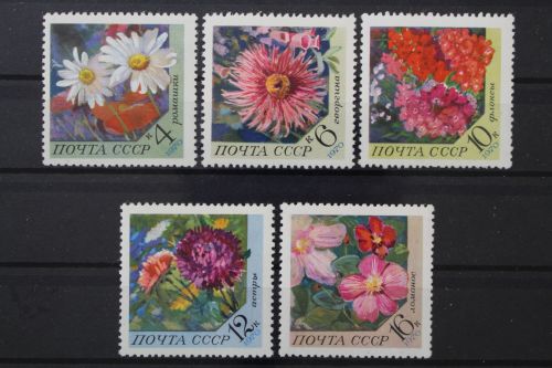 Sowjetunion, MiNr. 3818-3822, postfrisch