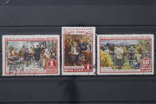 Sowjetunion, MiNr. 1756-1758, gestempelt