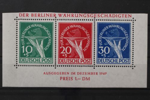 Berlin, MiNr. Block 1 verkleinert, postfrisch