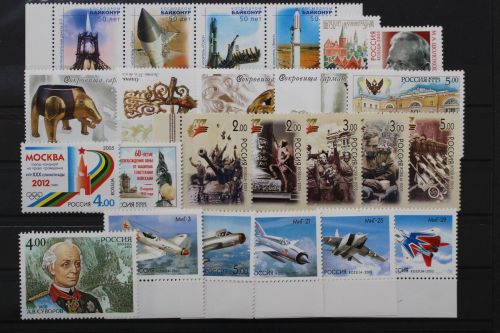 Russland, postfrische Partie in meist guter Qualität. Artikel 10