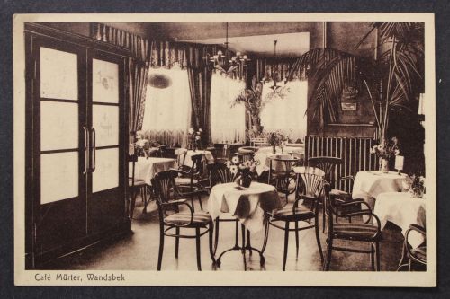 Hamburg Wandsbek, Cafe Mürter, Innenansicht