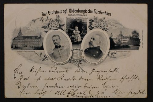 Oldenburg, Schloss Oldenburg u. Eutin, 3 Generationen des Fürstenhauses