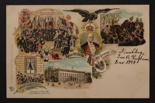 Kaiser Wilhelm der Grosse 1797 - 1897, Kaiserproklamation in Versailles