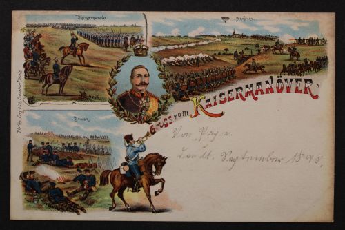 Gruss vom Kaisermanöver, Kaiserparade, Biwak