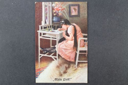 Deutsche Gemäldekarte, "Mein Lieb!"