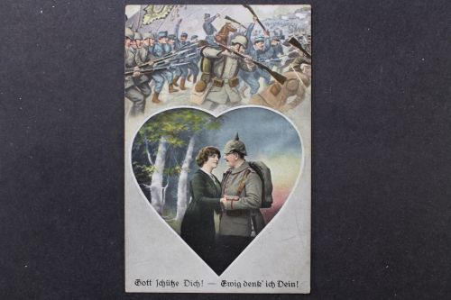 Gott schütze Dich! - Ewig denk' ich Dein! Soldat auf Heimatbesuch