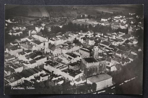 Patschkau/Schlesien, Luftaufnahme, Kirche