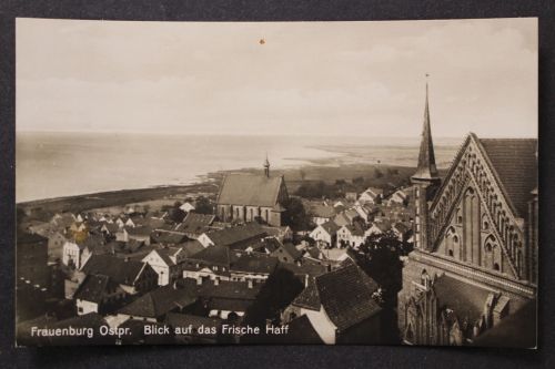 Frauenburg/Ostpreussen, Blick auf das Frische Haff