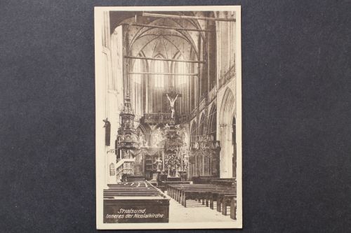 Stralsund, inneres der Nicolaikirche