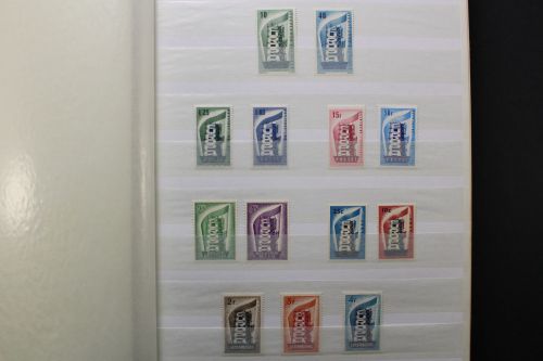 Europa-Union (CEPT) 1956-1995, postfrische Sammlung mit den Spitzenwerten