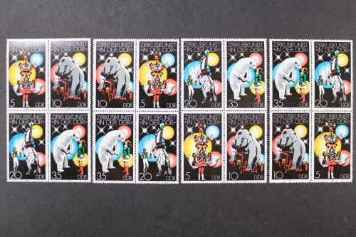DDR, MiNr. 2364-2367, alle 4 verschiedene Zd-Kombis, postfrisch