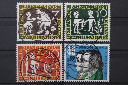 Deutschland (BRD), MiNr. 322-325 zentrisch Essen, gestempelt