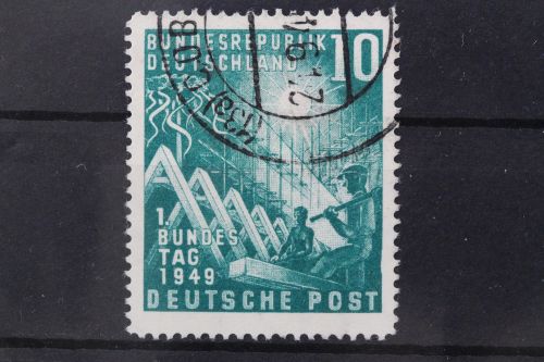 Deutschland (BRD), MiNr. 111 PF IV, gestempelt