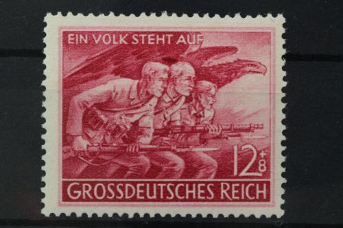 Deutsches Reich, MiNr. 908 PF V, Falz