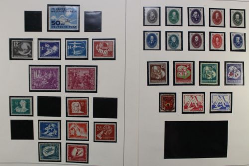 DDR 1949-1990 große Sammlung in 5 SAFE Ringbindern