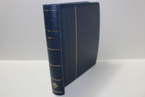 Leuchtturm, blauer Klemmbinder Luxus DL, Rückenprägung Deutsches Reich