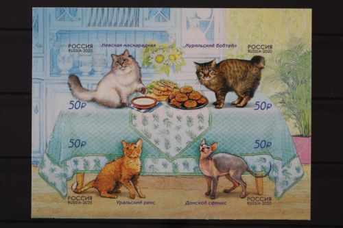 Russland, MiNr. 2834-2837 skl. Viererblock, postfrisch