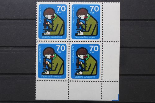 Deutschland (BRD), MiNr. 803 Viererblock, Ecke rechts unten, postfrisch
