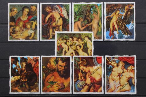 Paraguay, MiNr. 3072-3080, Muestra, postfrisch