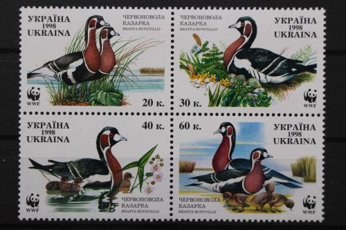 Ukraine, MiNr. 282-285 A Viererblock, postfrisch