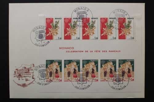 Monaco, MiNr. Block 17, FDC