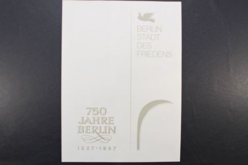DDR, MiNr. 3071-3074 und andere Ausgaben auf Folienblatt 3/87, ESST