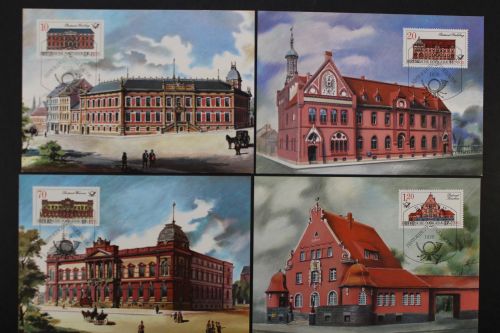 DDR, MiNr. 3067-3070, Maximumkarten