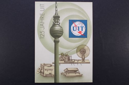 DDR, MiNr. 3332-3335 + Block 101 auf ETB 3/1990, ESST