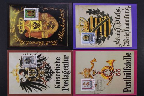 DDR, MiNr. 3302-3305, Maximumkarten