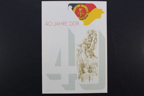 DDR, MiNr. 3279-3282 + Block 100 als ETB 3/1989, ESST