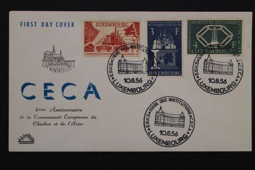 Luxemburg, MiNr. 552-554, FDC