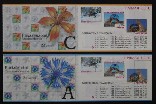 Belarus, MiNr. 462-463 Markenheftchen, postfrisch