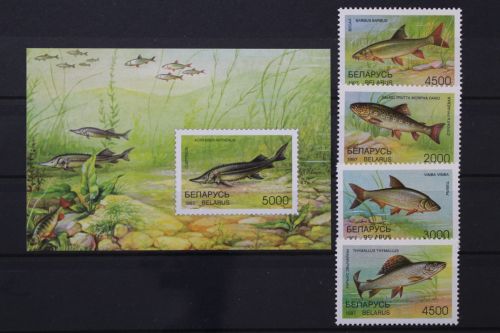 Belarus, MiNr. 217-220 + Block 15, postfrisch
