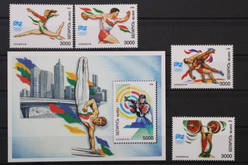 Belarus, MiNr. 149-152 + Block 9, postfrisch