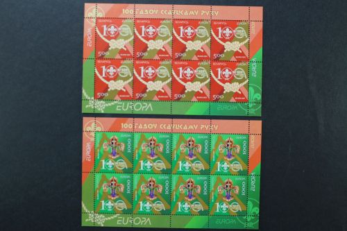Belarus, MiNr. 663-664 Kleinbogen, postfrisch