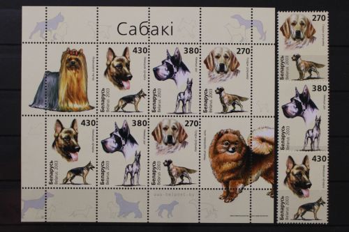 Belarus, MiNr. 502-504 + Block 37, postfrisch