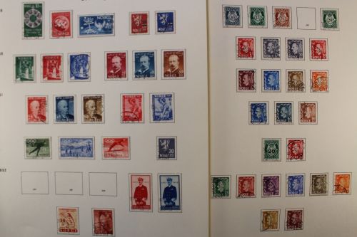 Norwegen ca. 1880-1999, gestempelte Sammlung