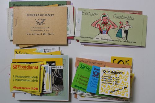 Markenheftchen Bestand postfrisch und gestempelt